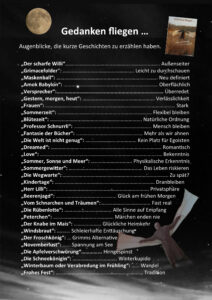 Inhaltsangabe Gedanken fliegen