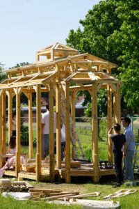 Kunstpavillon an der JKG im Juni 2025