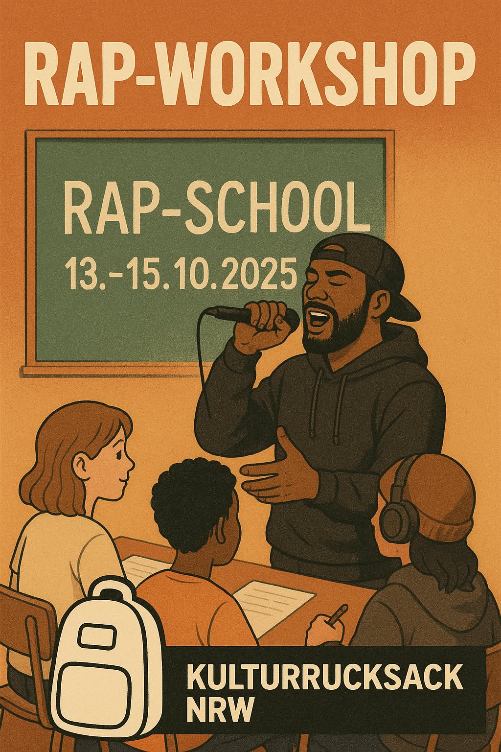 Rap-Workshop & Songproduktion im mobilen Tonstudio