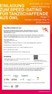 EINLADUNG SPEED DATING