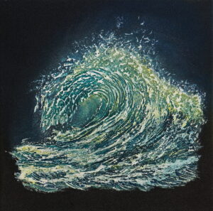 2025 Welle 40x40cm