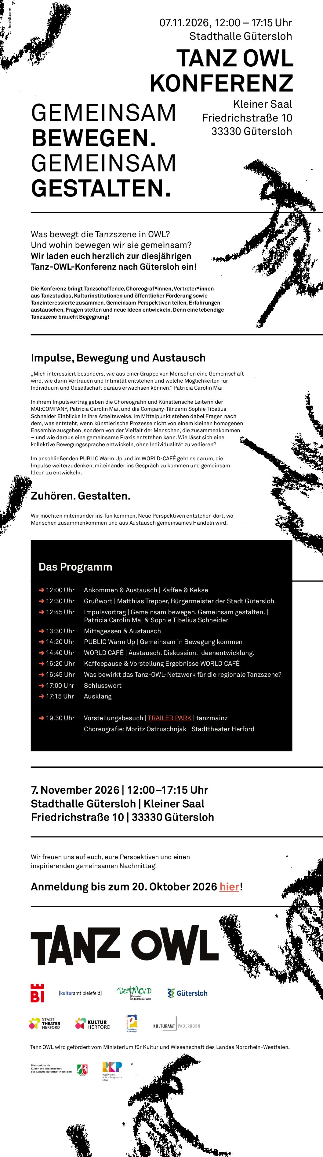 Tanz OWL Konferenz